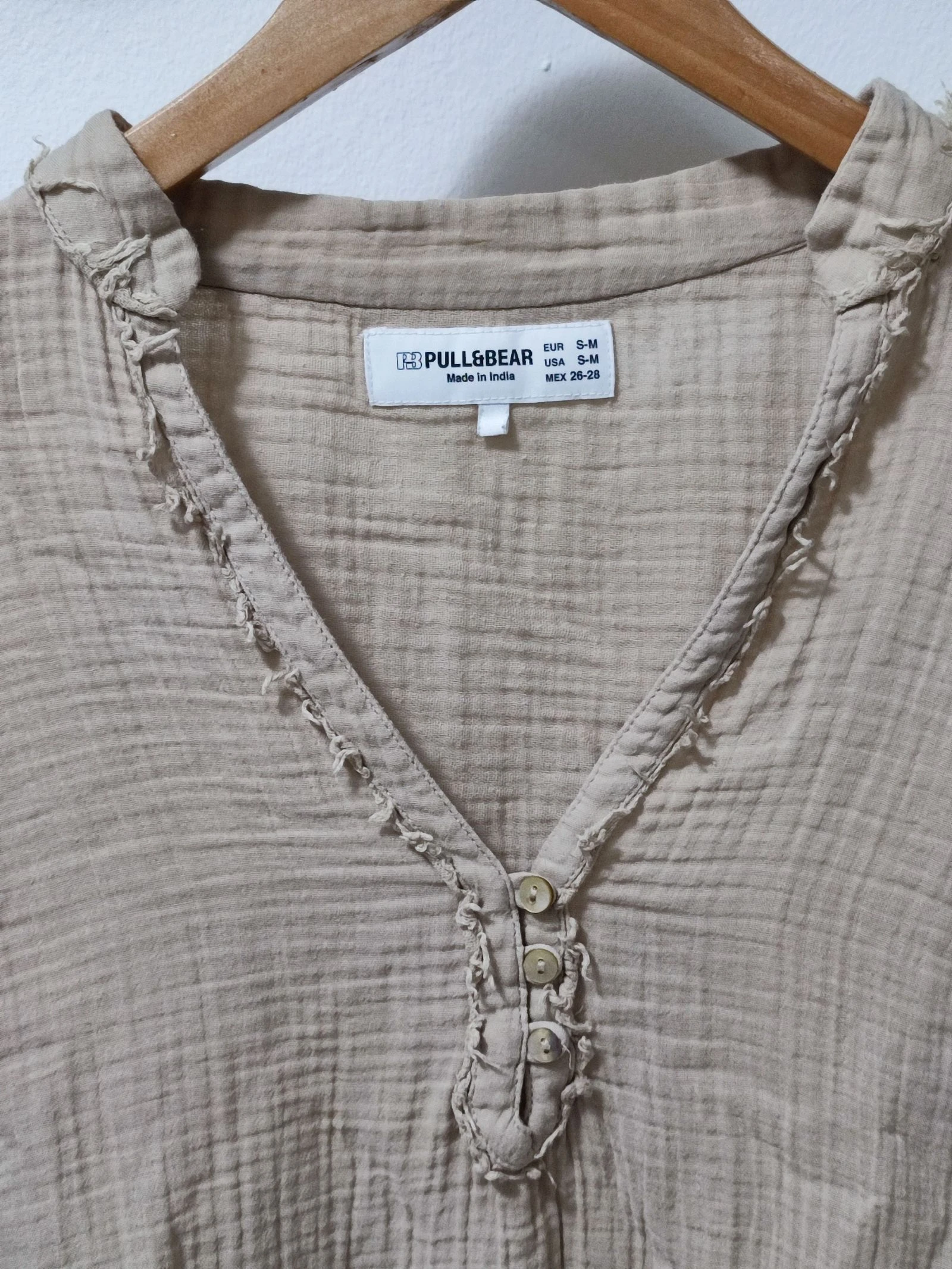 Pull&Bear dubbelzijdige/mousselinen mousselinen blouse S-M – photo 2